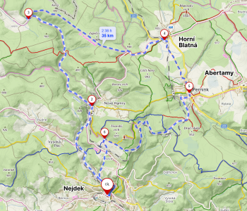 mapa výletu mapa výletu