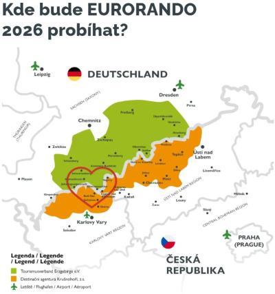 Kde bude EURORANDO 2026 probíhat