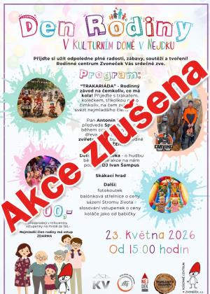 AKCE ZRUŠENA  - Den Rodiny